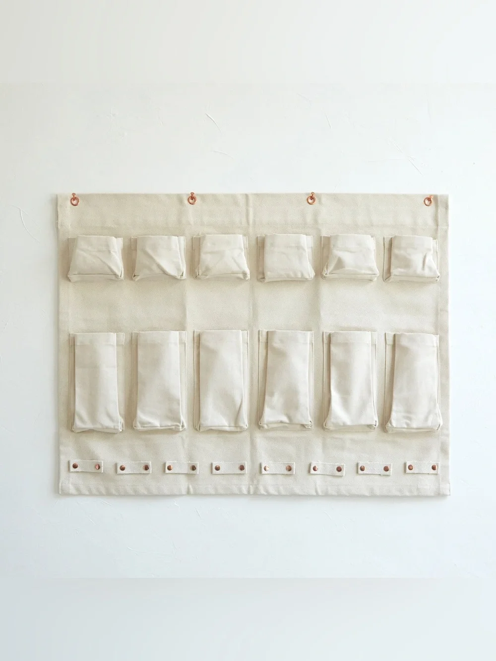 Unused canvas wall organizer